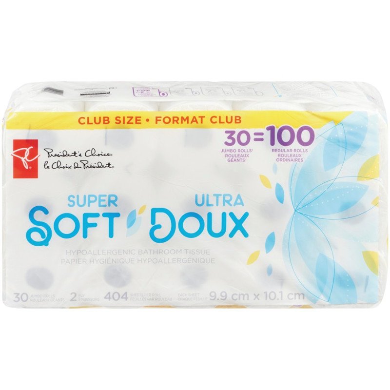 PC Bathroom Tissue Super Soft 30/100