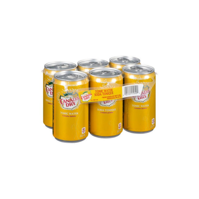 Canada Dry Tonic Water 6 x 222 ml