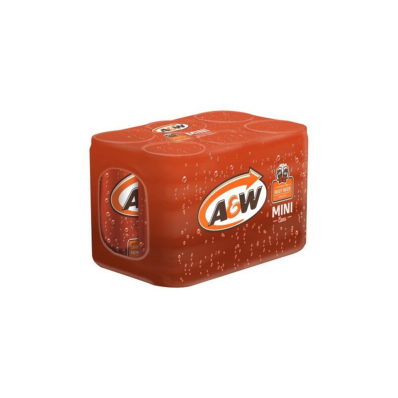 A&W Root Beer Mini 6 x 222 ml