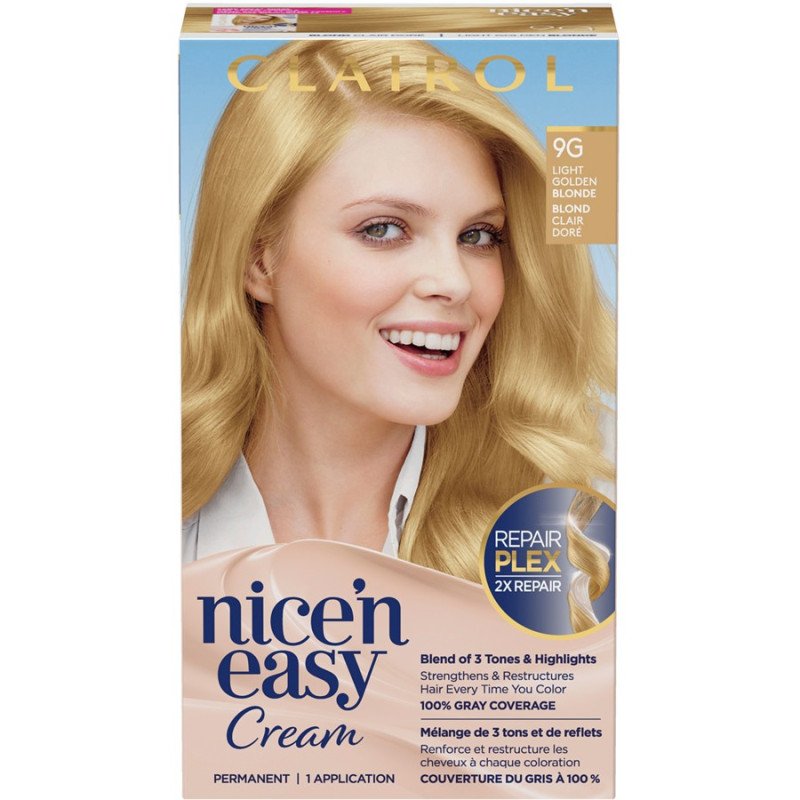 Clairol Nice 'n Easy 9G Light Golden Blonde each