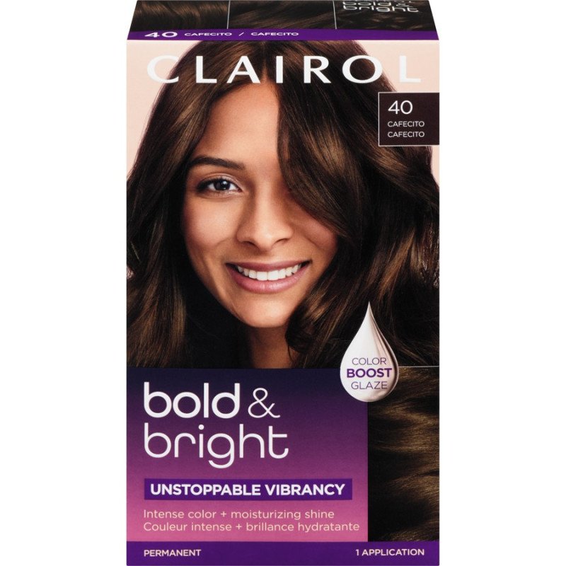 Clairol Bold & Bright Permanent Hair Dye 40 Cafecito each