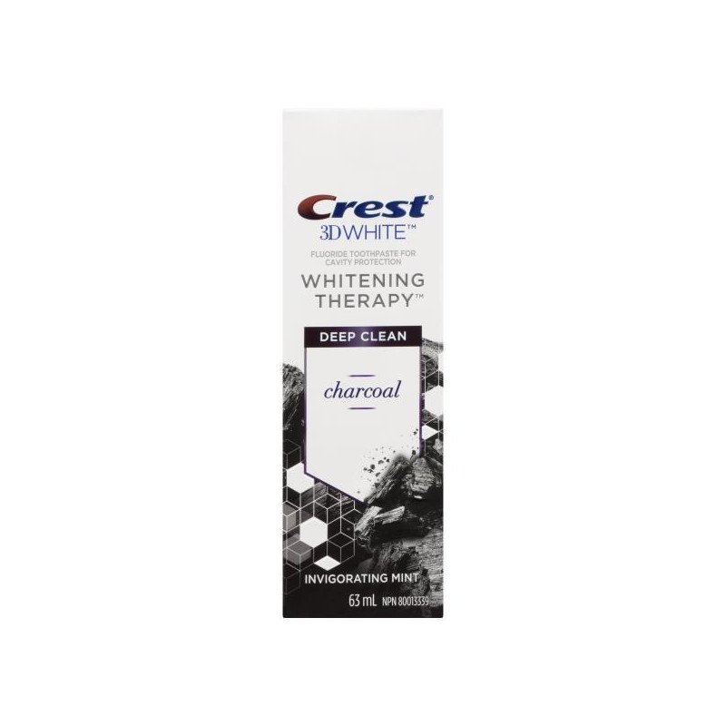 Crest 3D White Whitening Therapy Toothpaste Charcoal Invigorating Mint 63 ml