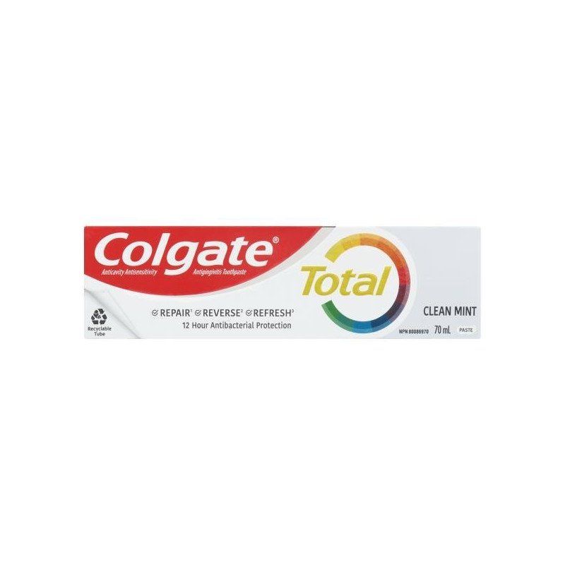 Colgate Total Whole Mouth Health Clean Mint Toothpaste 70 ml