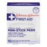 Johnson & Johnson First Aid Hospital Grade Small Non Stick Healing Pads 10’s
