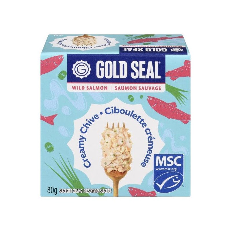 Gold Seal Wild Salmon Creamy Chive 80 g