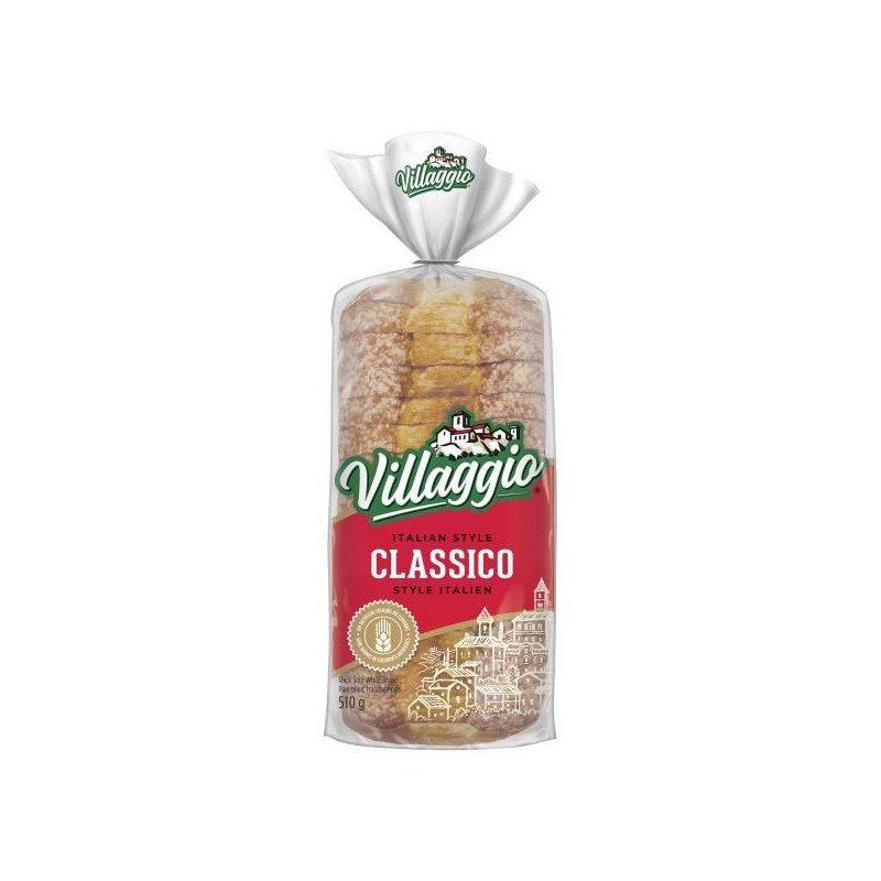 Villaggio Classico Thick Sliced Italian Style Bread 510 g