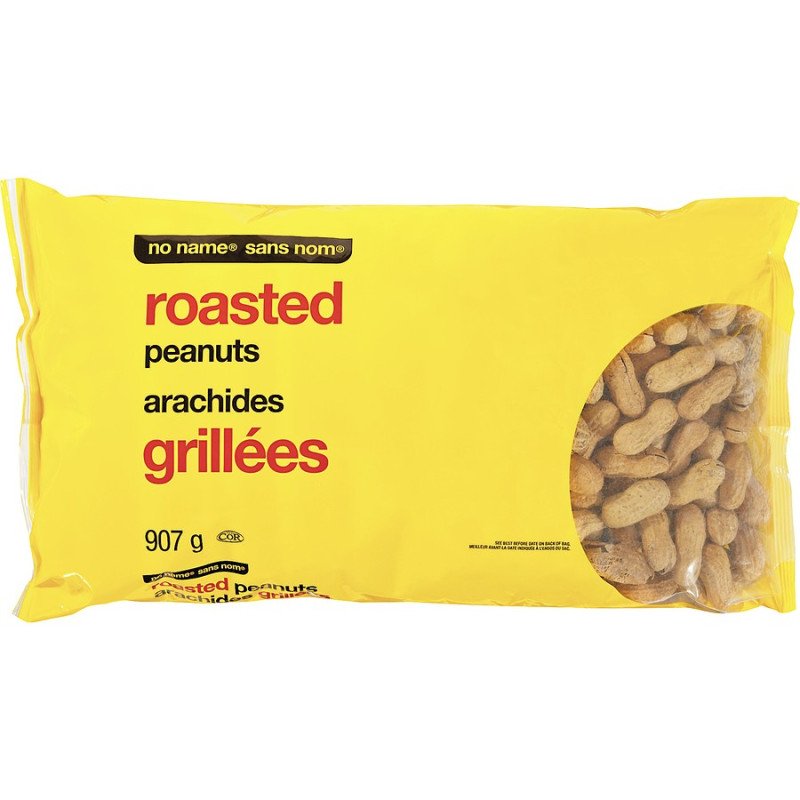 No Name Roasted Unsalted Peanuts 2 lb