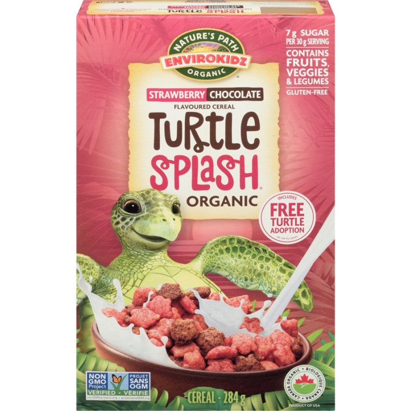 Nature's Path Organic Turtle Splash Strawberry Chocolate Cereal 284 g