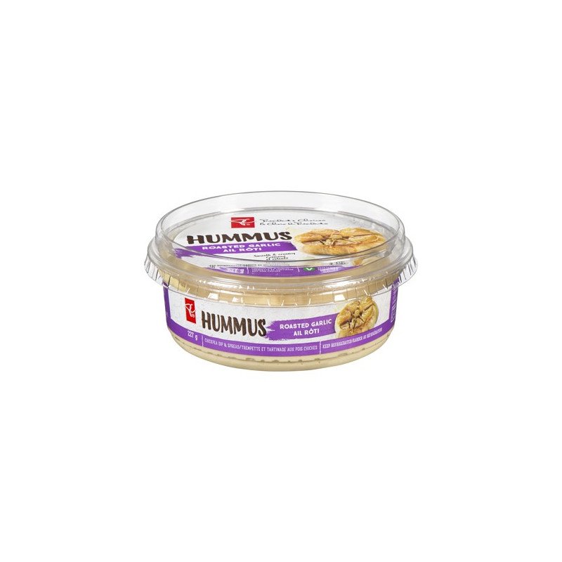 PC Roasted Garlic Hummus 227 g