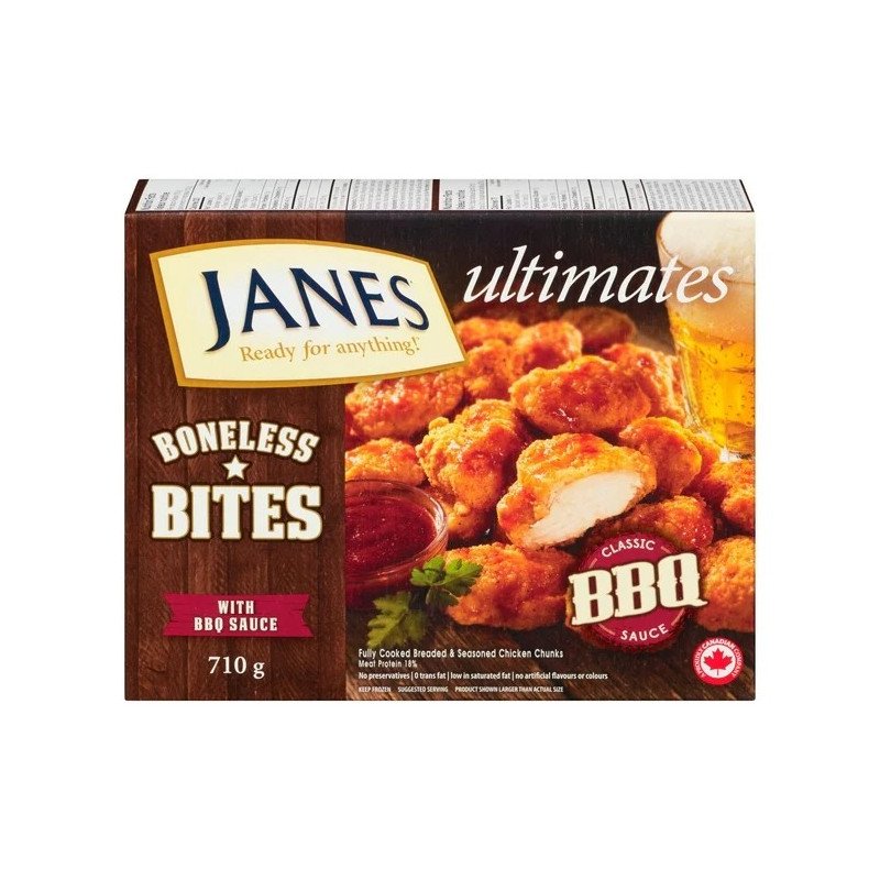 Janes Ultimates Boneless Chicken Bites BBQ 710 g