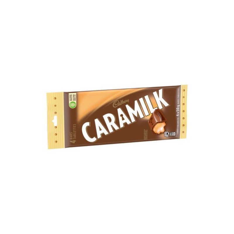 Cadbury Caramilk Bars 200 g 4's