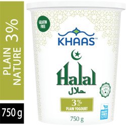 Khaas Halal Yogurt Plain 3%...