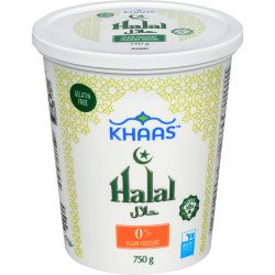 Khaas Halal Yogurt Plain 0%...