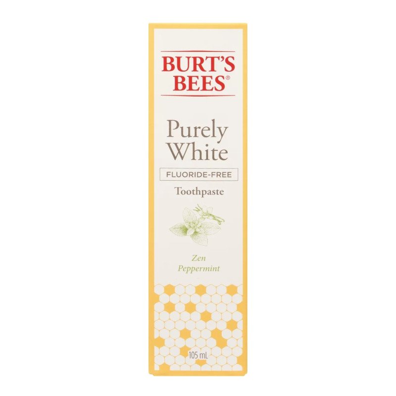 Burt's Bees Purely White Fluoride-Free Toothpaste Zen Peppermint 105 ml