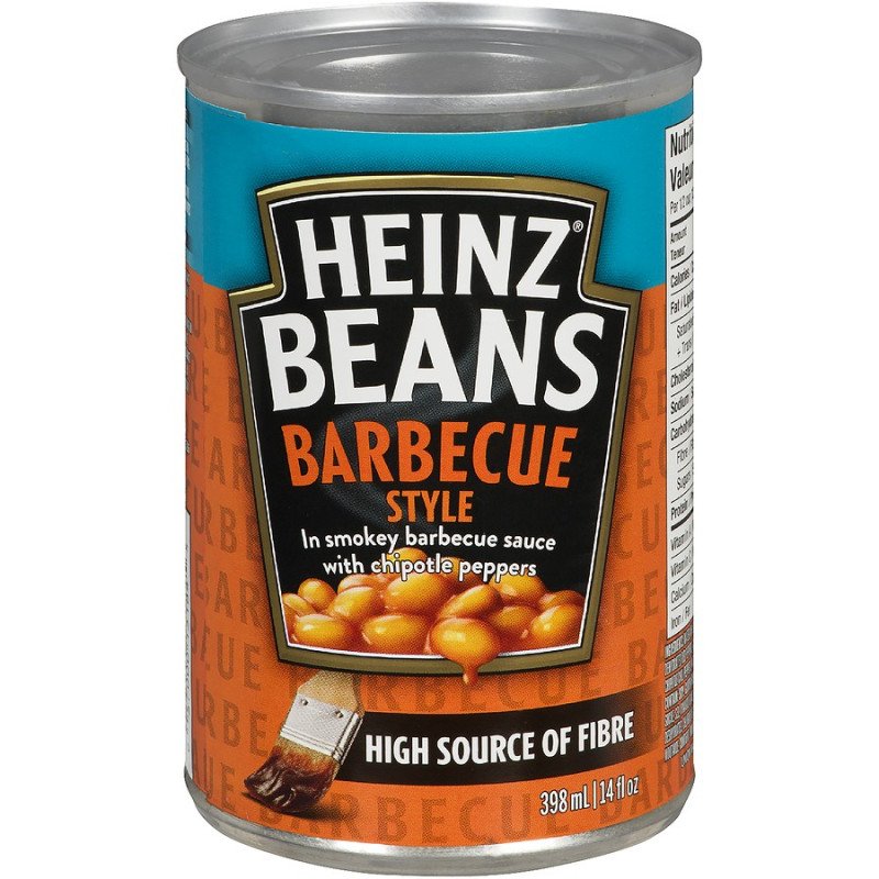 Heinz Beans BBQ Style in Smokey Barbecue Sauce 398 ml