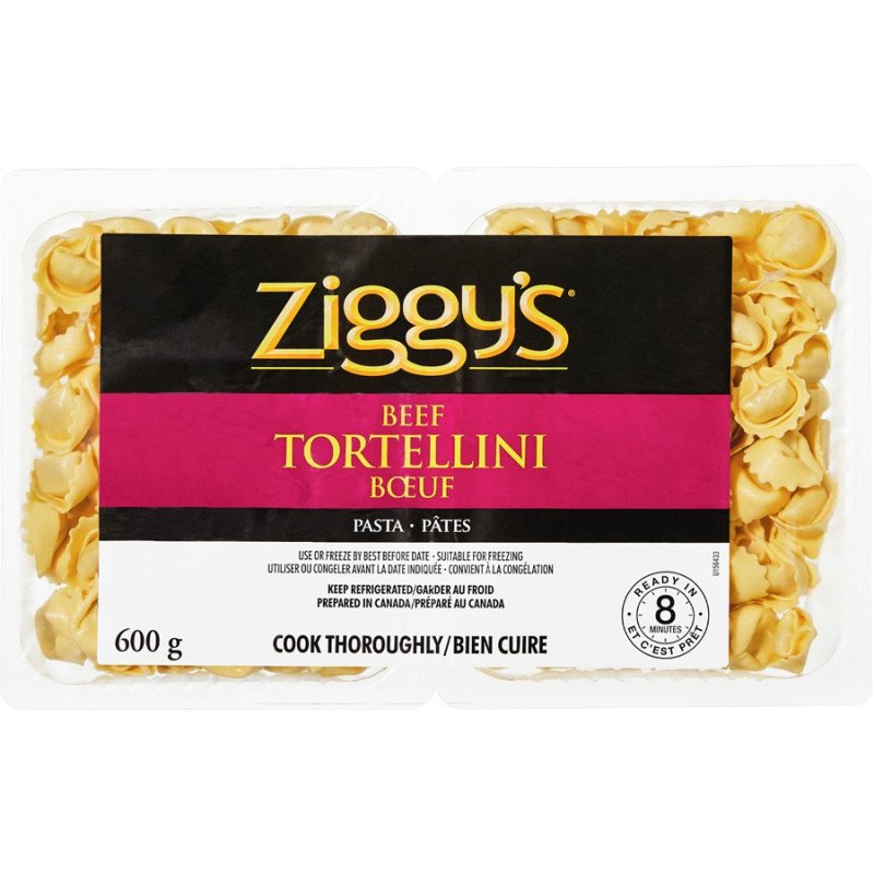 Ziggy's Fresh Pasta Beef Tortellini 600 g