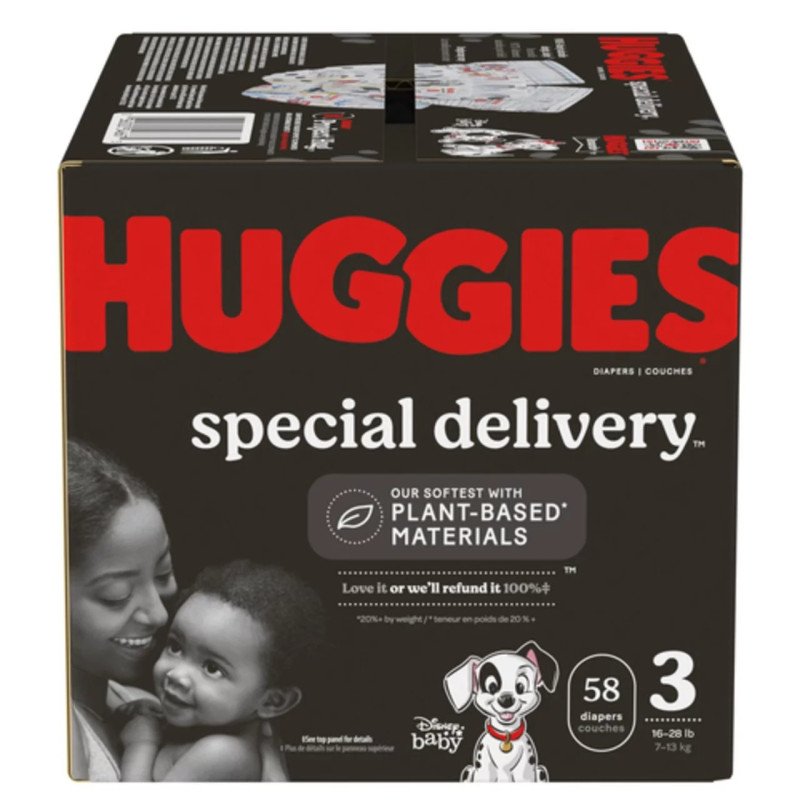 Huggies Special Delivery Diapers Size 3 58's