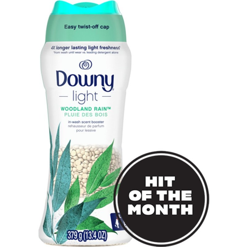 Downy Light In Wash Scent Booster Woodland Rain 379 g