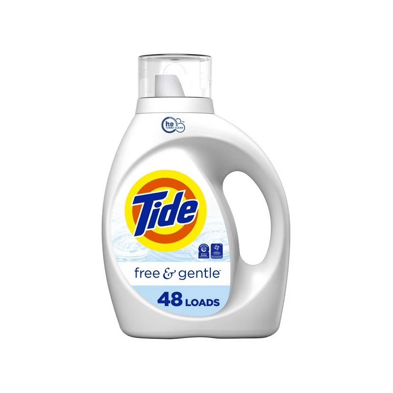 Tide Liquid HE Laundry Free & Gentle 1.86 L