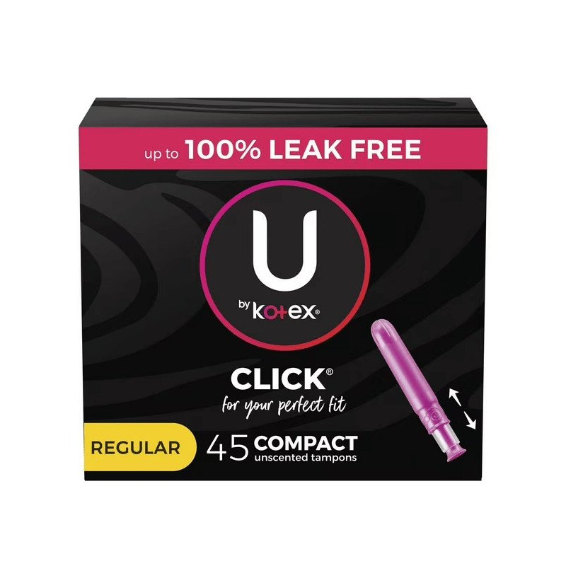 U by Kotex Click Tampons Regular 45's