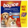 Bounce Megasheets Dryer Sheets Pet Hair Guard Fresh Scent 2 x 60's