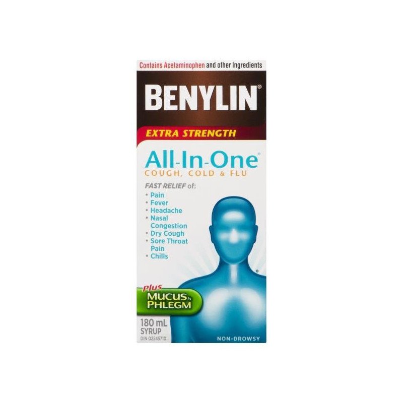 Benylin All-In-One Cold & Flu 180 ml