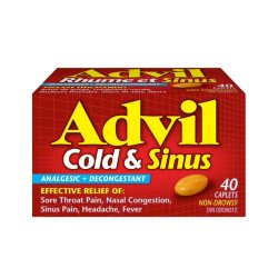 Advil Cold & Sinus Caplets...