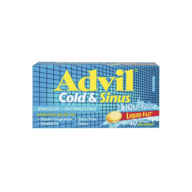 Advil Cold & Sinus Liqui-Gels 40's