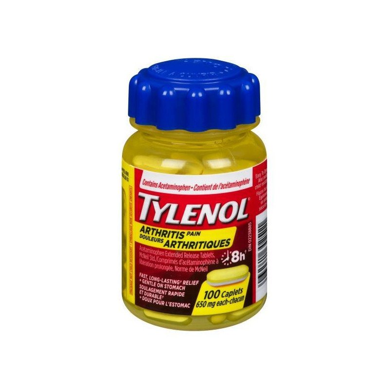 Tylenol Arthritis Pain 650 mg 100 Caplets