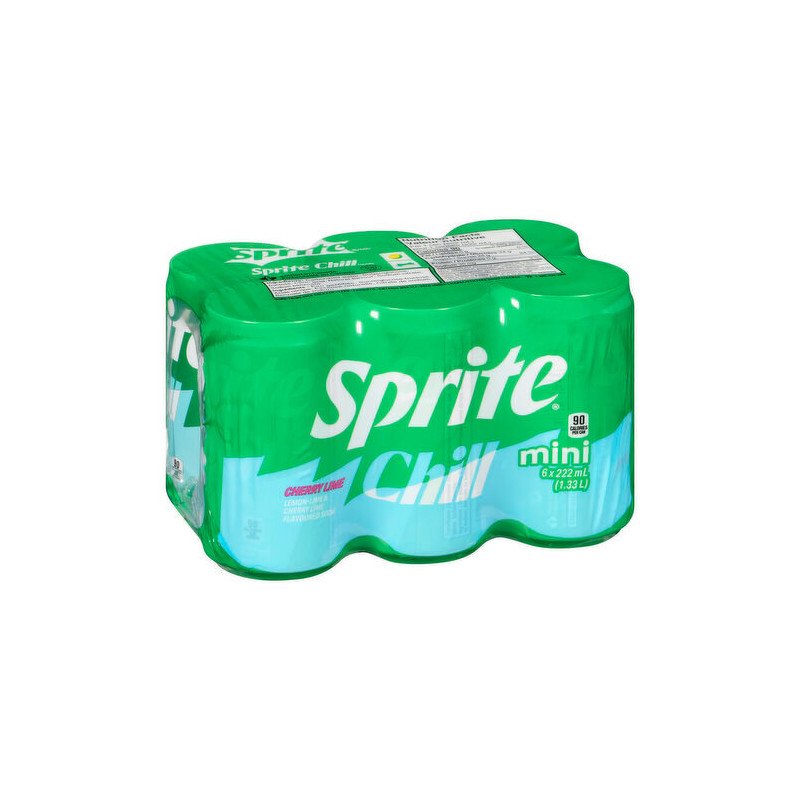 Sprite Chill Cherry Lime 6 x 222 ml