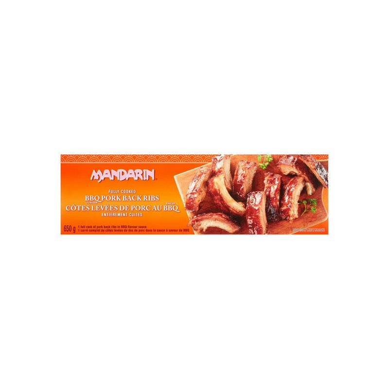 Mandarin Fully Cooked BBQ Pork Back Ribs 650 g