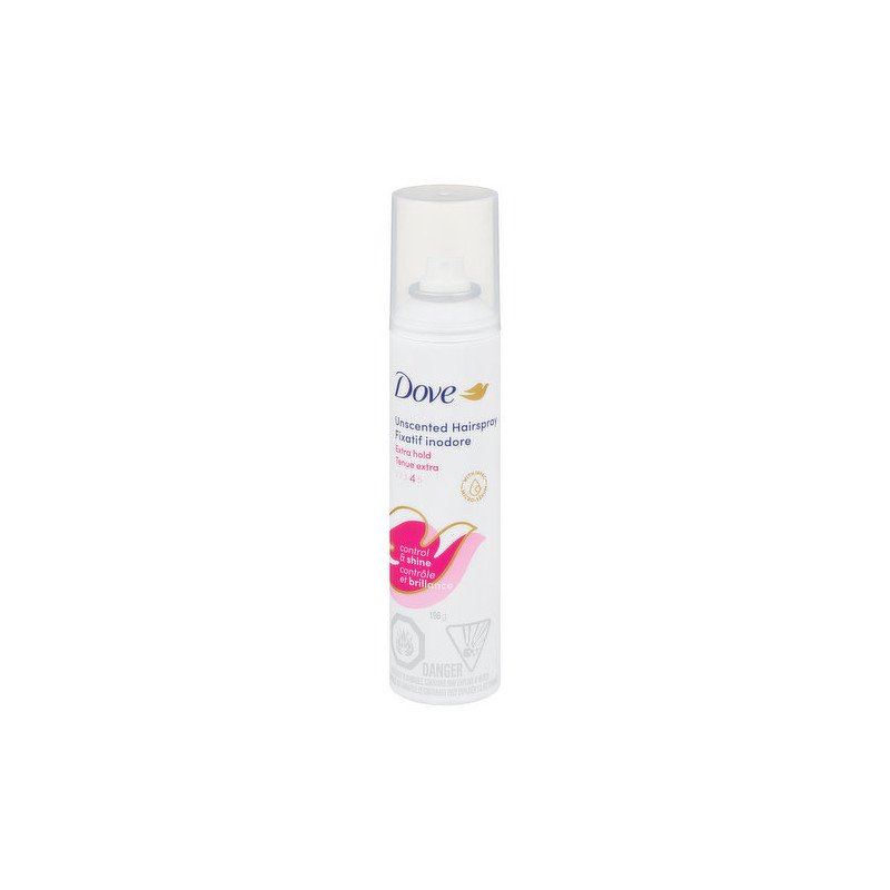 Dove Style+Care Unscented Extra Strong Hairspray 198 g