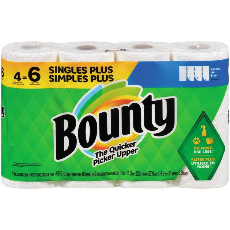 Bounty Select-A-Size Sheet Towels 4/6's