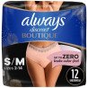 Always Discreet Boutique Incontinence Underwear Women Maximum S/M 12's