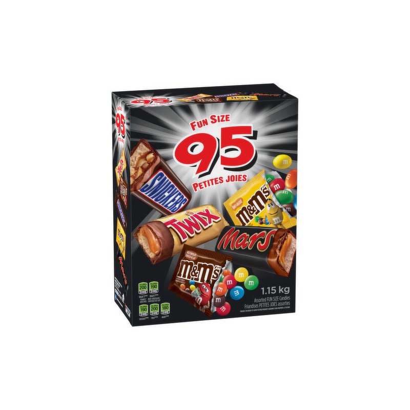 Mars Fun Size Chocolate Bar Assortment 95's 1.15 kg