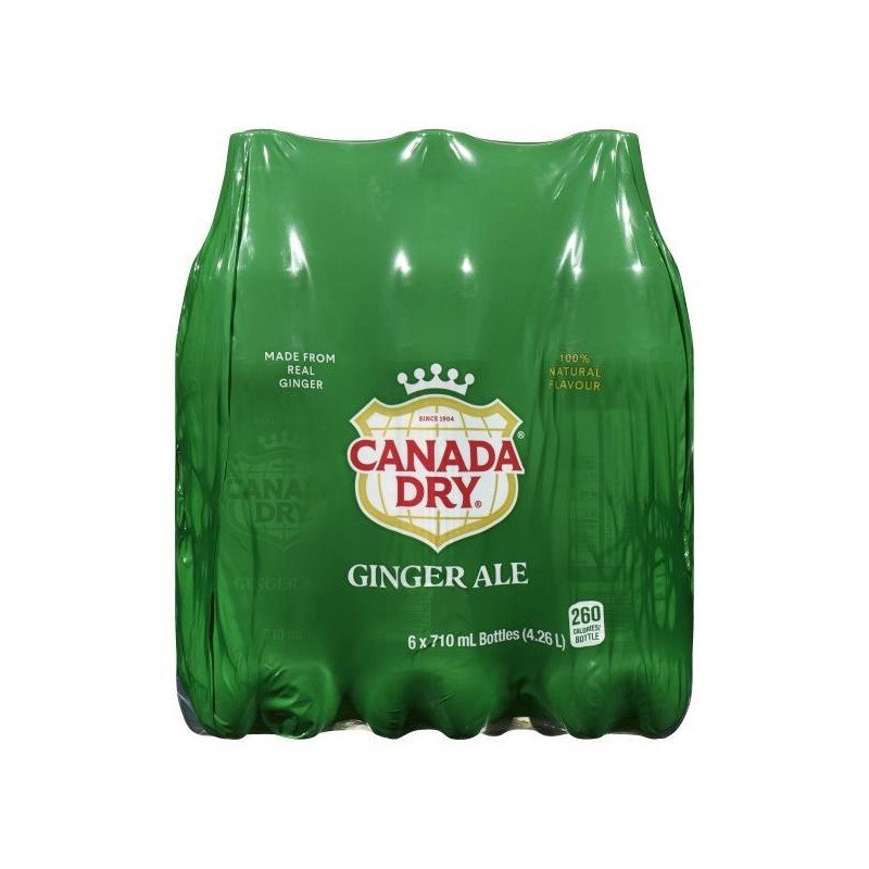 Canada Dry Ginger Ale 6 x 710 ml