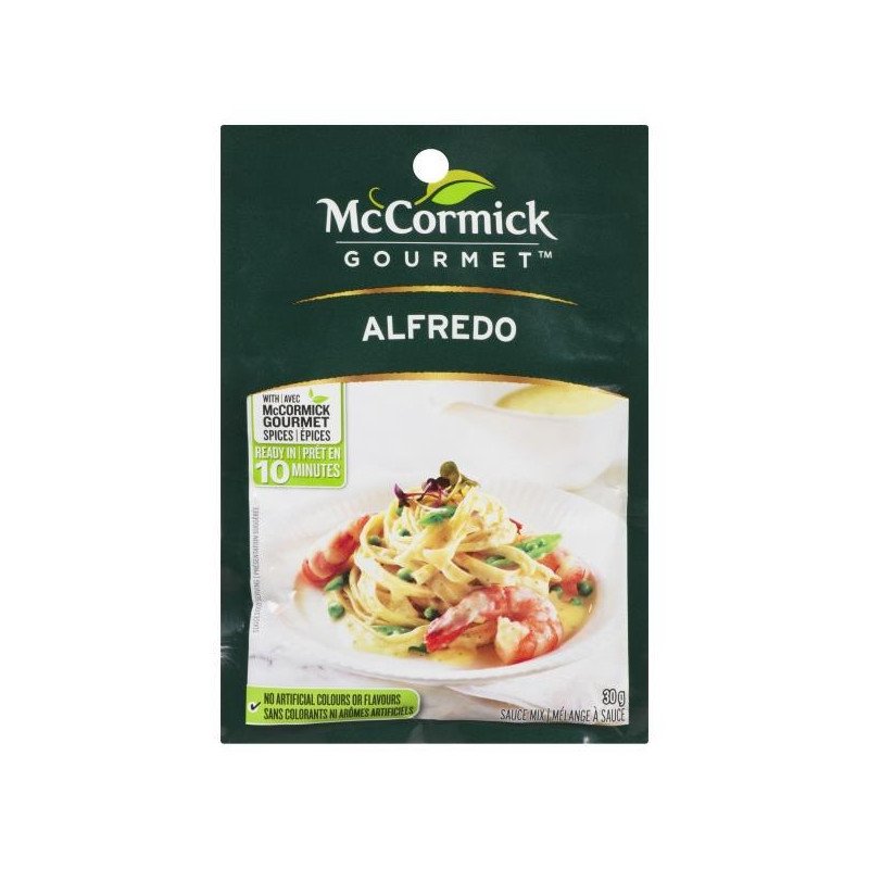 McCormick International Alfredo Sauce 25% Less Salt 30 g