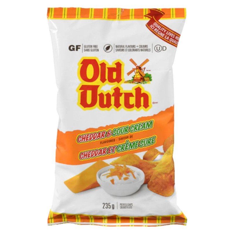 Old Dutch Potato Chips Cheddar & Sour Cream 235 g