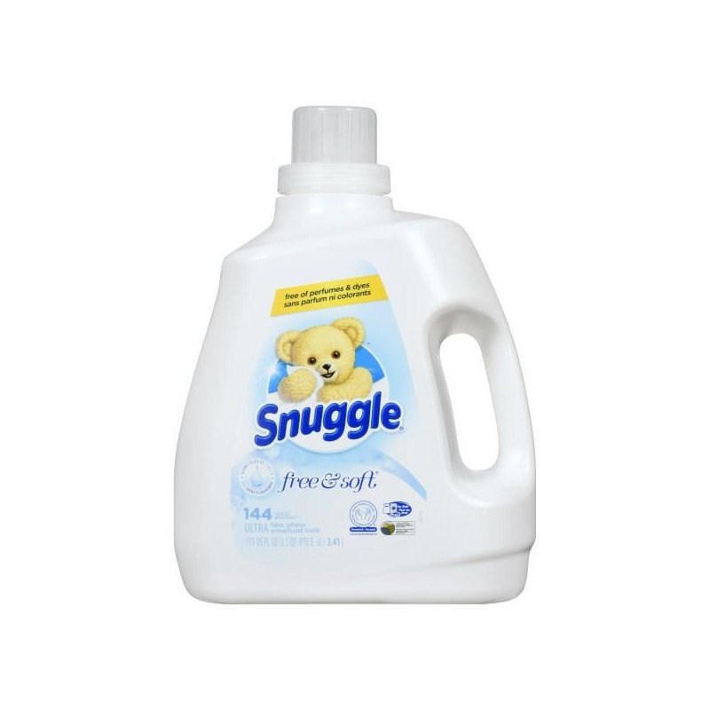 Snuggle Liquid Fabric Softener Free & Soft 144 Loads