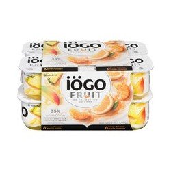 Iogo Fruit on the Bottom Yogurt Mango-Pineapple Orange-Mandarin 12 x 95 g