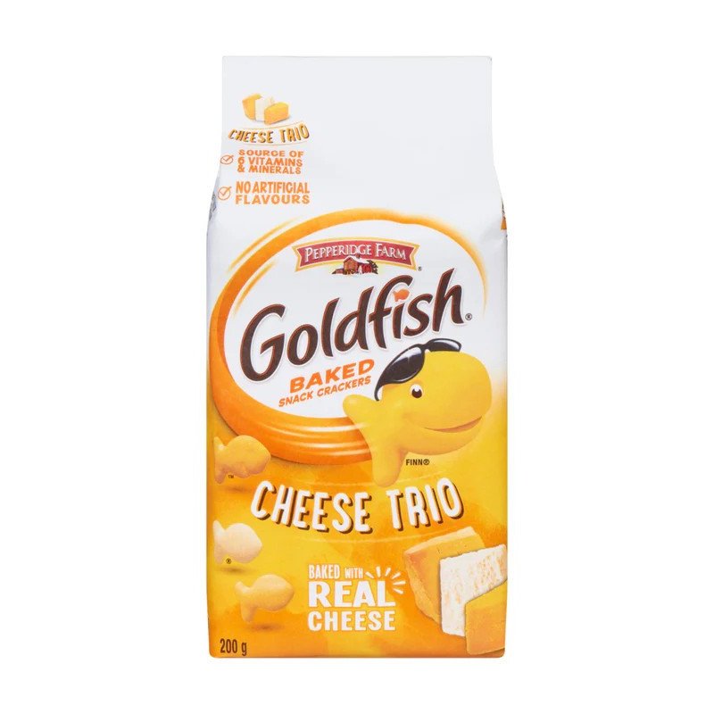 Pepperidge Farm Goldfish Cheese Trio Crackers 200 g