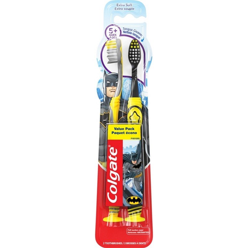 Colgate Kids Toothbrushes Batman Extra Soft 2’s