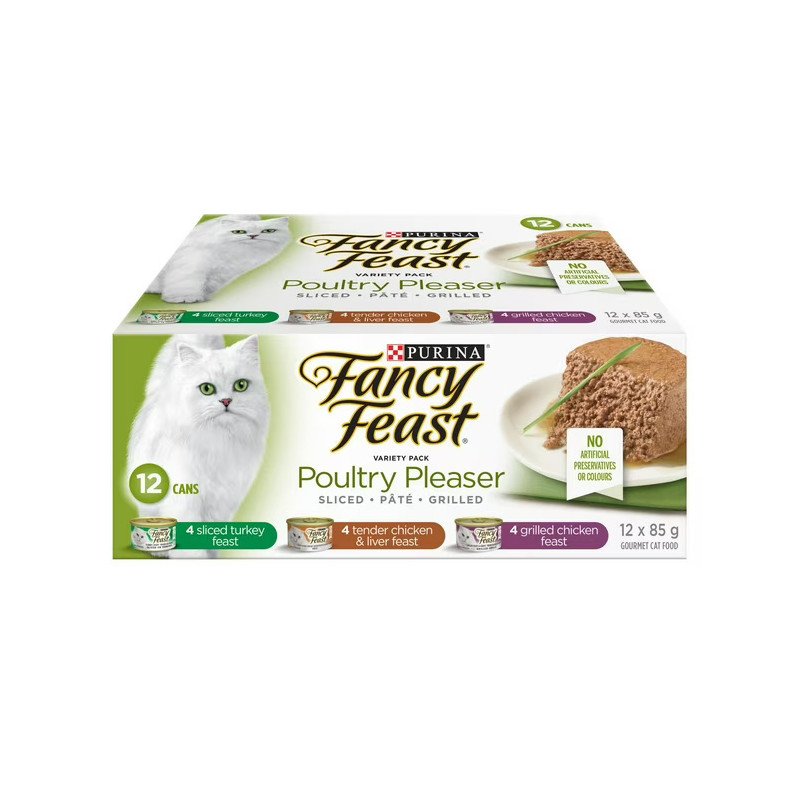 Fancy Feast Cat Food Poultry Pleaser Variety Pack