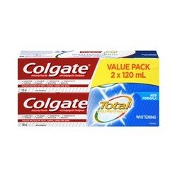 Colgate Total Whole Mouth Health Whitening Toothpaste 2 x 120 ml