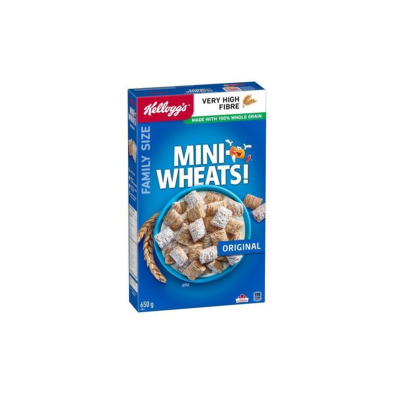 Kellogg's Mini Wheats Original Family Size 650 g