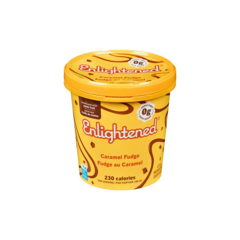 Enlightened Keto Frozen Dessert Caramel Fudge 473 ml