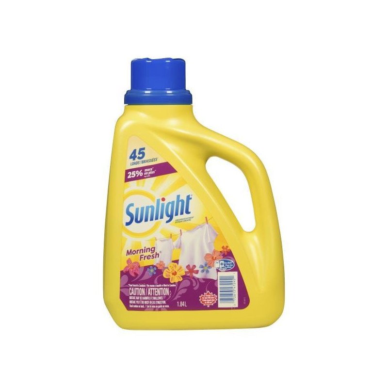 Sunlight Liquid Laundry Detergent Morning Fresh 1.84 L