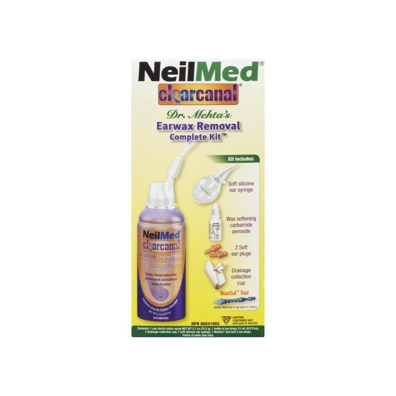 NeilMed Clear Canal Dr Mehta's Earwax Removal Complete Kit