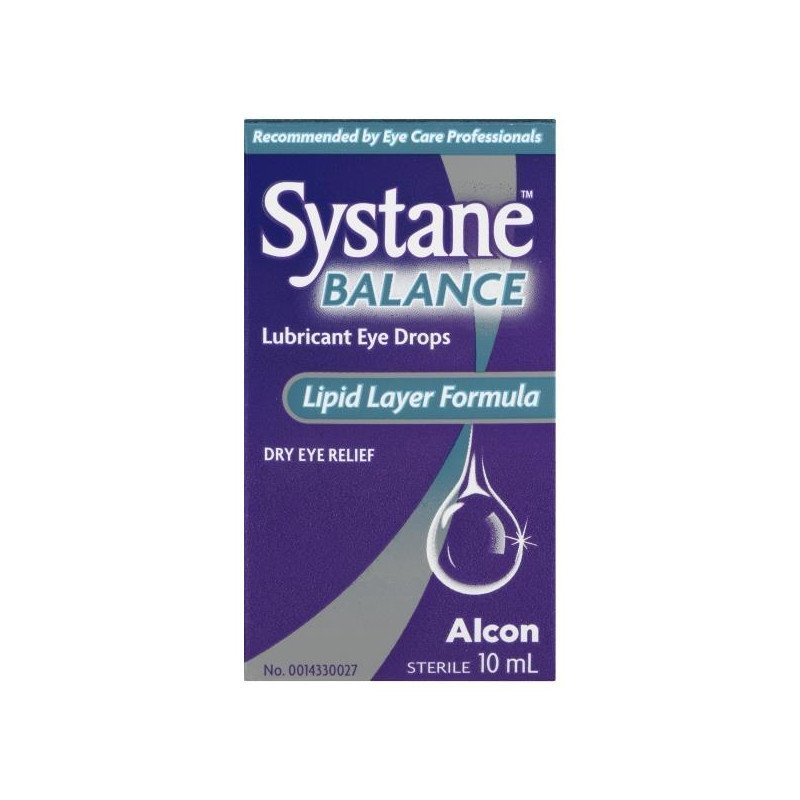 Systane Balance Lubricant Eye Drops Lipid Layer Formula 10 ml