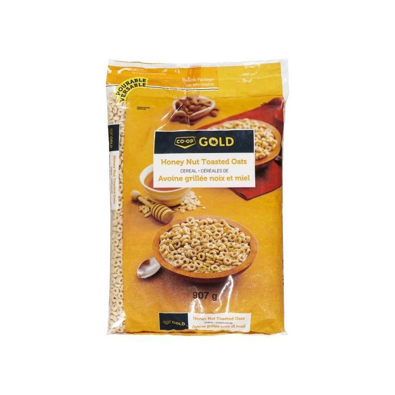 Co-op Gold Honey Nut Toasted Oats Cereal 907 g